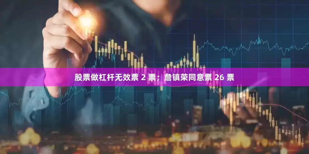 股票做杠杆无效票 2 票；詹镇荣同意票 26 票