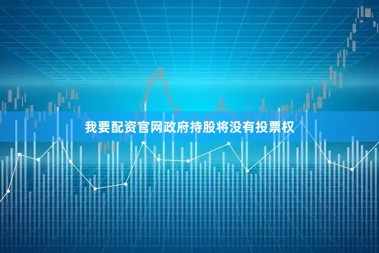 我要配资官网政府持股将没有投票权